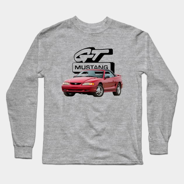 1994 Mustang GT Long Sleeve T-Shirt by Permages LLC